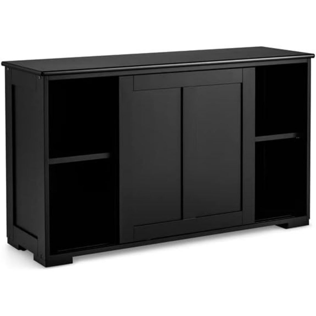 Pour un interieur harmonieux, armoire avec portes, a l'aspect bois en finition blanc et naturel