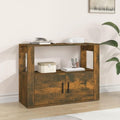 Pour un interieur harmonieux, buffet avec tiroirs, avec portes en finition blanc et vert