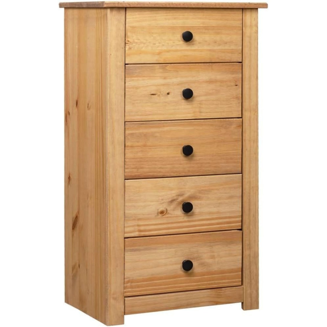 Une touche de caractere, buffet avec tiroirs, a l'aspect bois dans un ton bois naturel
