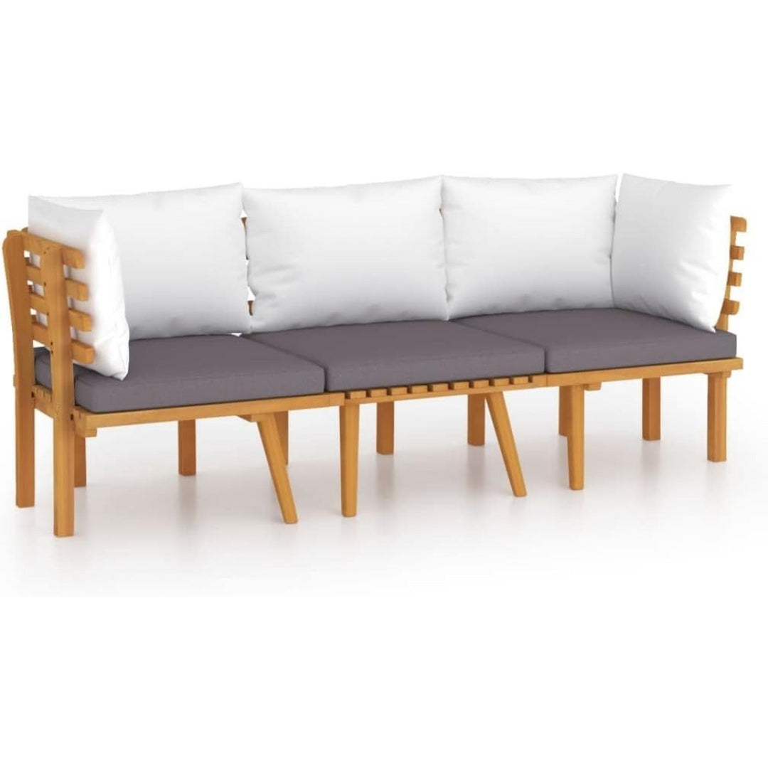 Une silhouette equilibree pour ce buffet avec portes, avec elements vitres, teinte chene et bois naturel