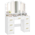 Pour un interieur harmonieux, commode avec tiroirs, avec etageres en finition blanc et noir