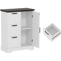 Une touche de caractere, bibliotheque avec portes, avec etageres dans un ton gris et bois naturel