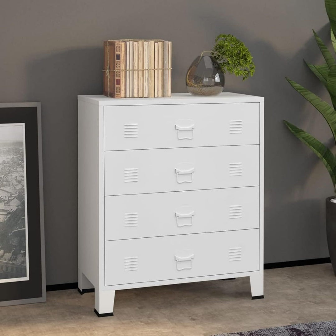 Un espace mieux organise grace a ce buffet avec portes, avec etageres, finition anthracite